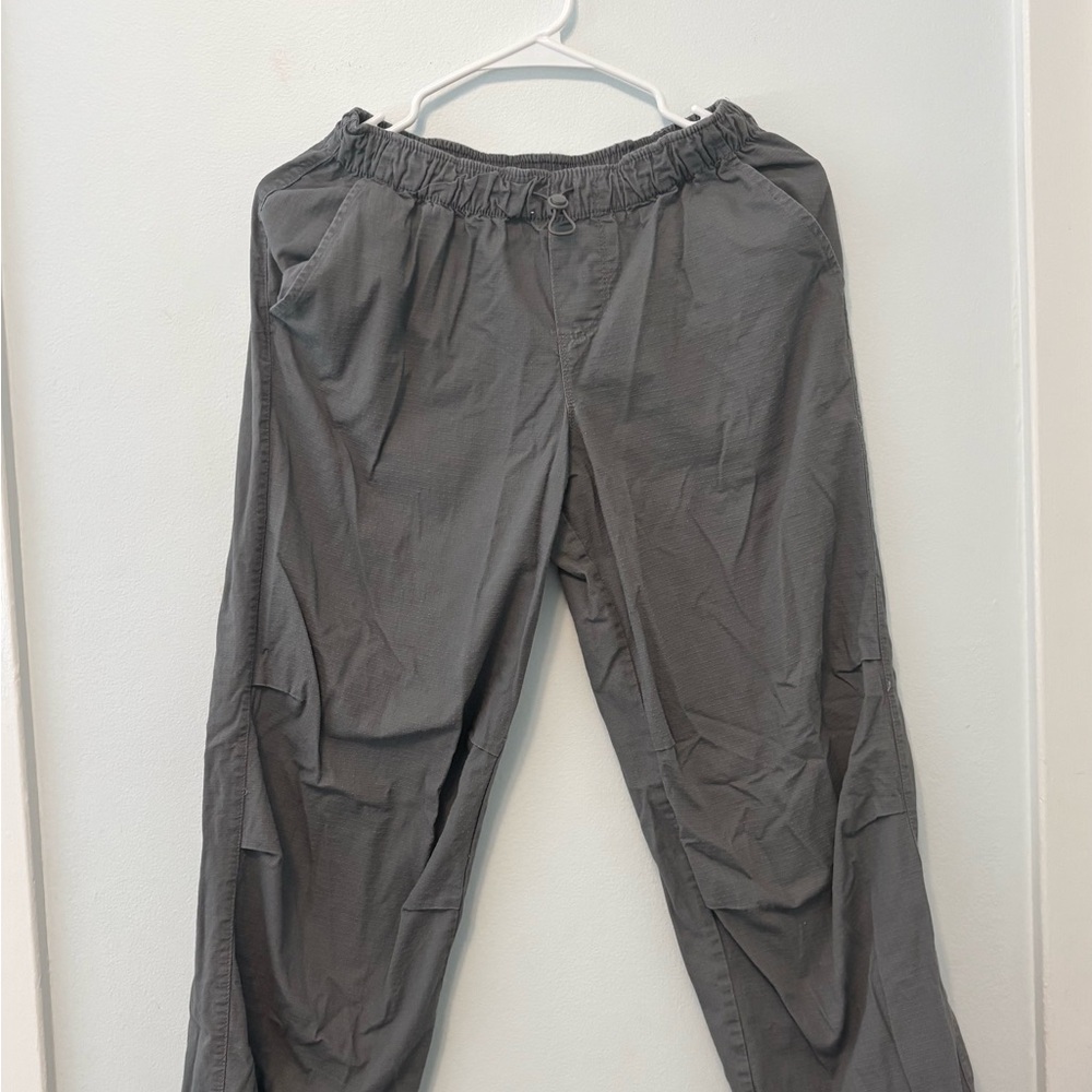 Hippie Rose Gray Cargo Pants Relaxed Fit